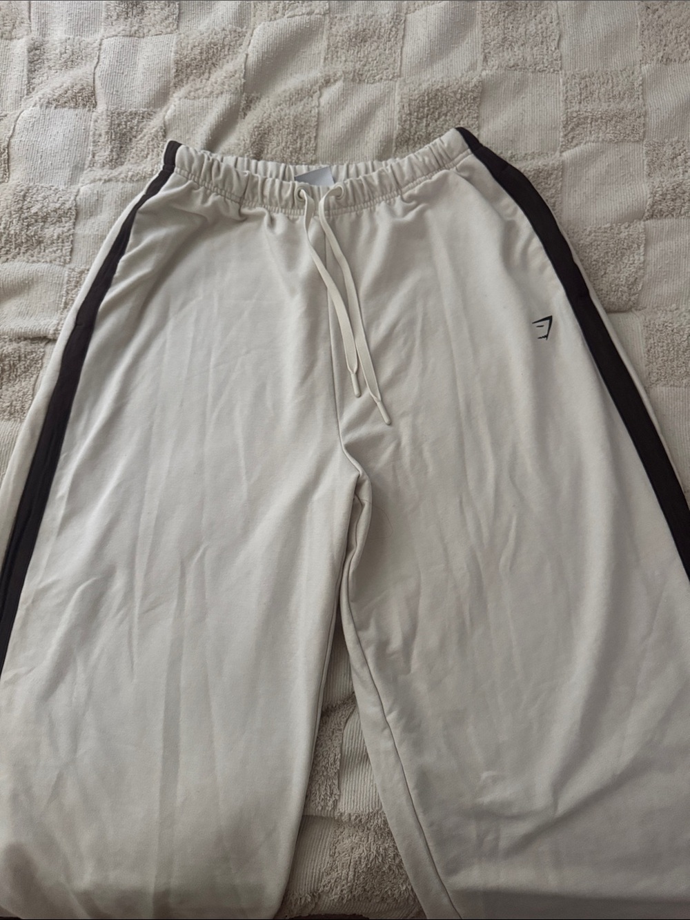 Gymshark Off-White Snap Retro Pants